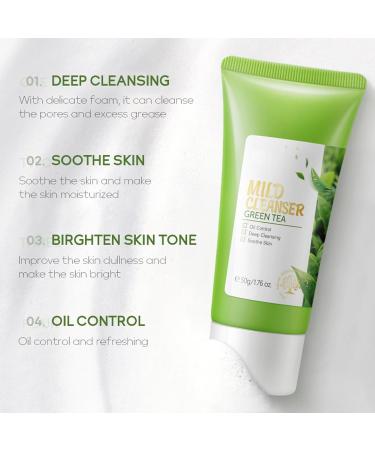 Green Tea Skincare Set for Women - Complete Facial Care Routine Kit - Buy Online on GoSupps.com