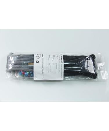 24 Inch Synthetic Dreads Ombre Dreadlock Extensions 10 Strands Twist Braiding Hair Crochet Reggae Dreadlock (Ombre Black and Light Blue) 2-23# - Buy Online on GoSupps.com