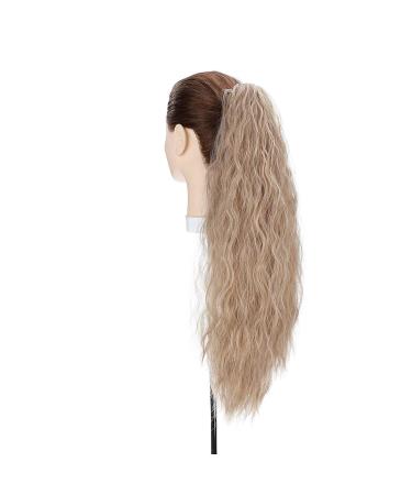 Claw Ponytail Hair Extension - Real Hair 60 cm Light Brown & Ash Brown Mix for Women - Buy Online on GoSupps.com