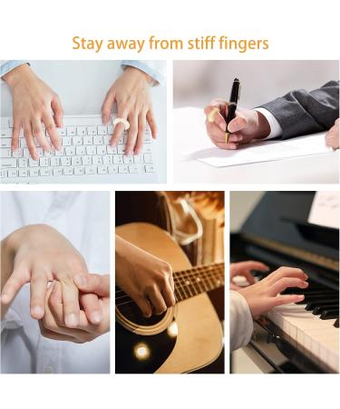 12-Piece Acupressure Ring Set for Stress Relief | Finger Massage Rings in Gold Silver & Orange - Ideal for Teens & Adults - Buy Online on GoSupps.com