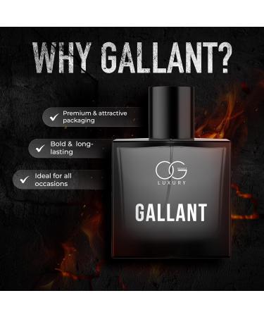 OG Beauty Luxury Gallant Eau de Parfum 1.69 fl oz Men's Fragrance with Lemon Sea Water and Sandalwood - Buy Online on GoSupps.com