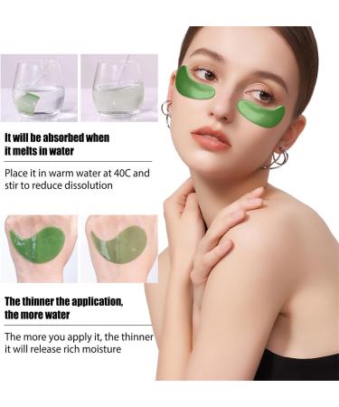 Mikabila (04)30 Pair Avocado Eye Masks for Puffy Eyes and Dark Circles Crystal Avocado Powder Gel Collagen Eye Mask for Under Eye Wrinkles Under Eye Patches with Collagen Hyaluronic Acid - Buy Online on GoSupps.com