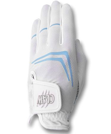 CaddyDaddy Claw Womens Golf Glove - Breathable, Superior Fit, Long Lasting White Medium-Large Right