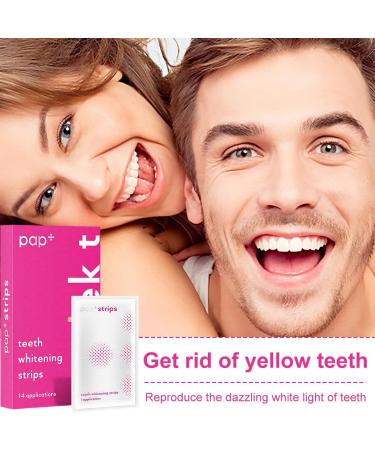 AYVRUOP Gentle teeth whitening strips teeth whitening strips 14 applications whitening teeth free of peroxide for a radiant smile teeth whitening 28 strips - Buy Online on GoSupps.com