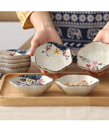 Fruit Bowl Snack Containers Ceramic Bowl Set Condiments Snack Tableware Condiments Japanese Dishes Japanese Sushi Suitable for Home Kitchen Breakfast Bowls (Color : B) (A) - Buy Online on GoSupps.com