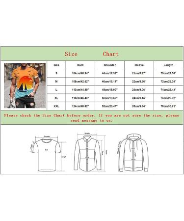 Mens Casual Fashion Graphic Print Short Sleeve Athletic Shirt - Yellow | Small - Buy Online on GoSupps.com