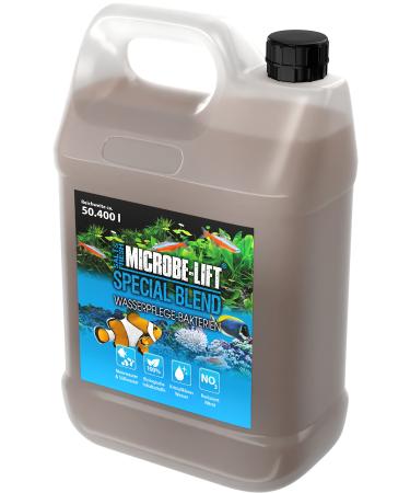 Microbe -Lift Special Blend - 3785 ml - Living bacteria for water cleaning reduces organic waste & nitrate for sea and freshwater aquariums 100% biologically 3785ml (1gal) single