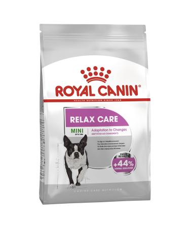 Royal Canin CCN Relax Care Mini | 3 kg | Complete Food for Small Dogs in Restless Environments | For Adult and Older Small Dogs up to 10 kg | Dry Food Rice 3 kg (Pack of 1)
