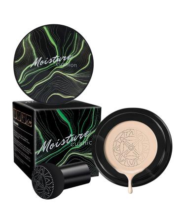 Mushroom Head Air Cushion CC Cream - moisturizing long natural concealer with SPS50 - Oil Control Waterproof Full Coverage BB Cream (Natural) ivory