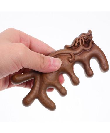 Beavorty Head Scalp Comb - Wide Tooth Wooden Scalp Massage & Stimulator for Women - Enhance Hair Health - Buy Online on GoSupps.com