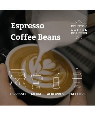 Rounton Coffee Roasters Colombian Rich Roast 1kg - Dark Roast Whole Beans | 100% Arabica | Crafted in Yorkshire | Speciality Coffee - Buy Online on GoSupps.com