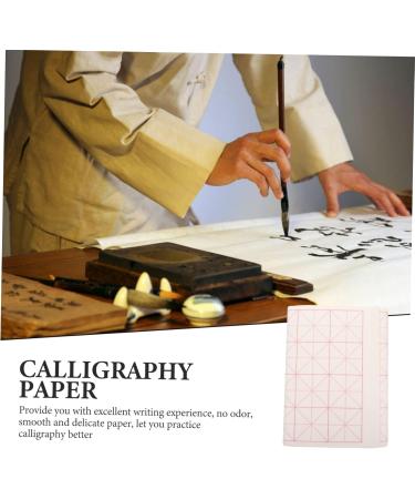 TEHAUX 100pcs Sumi Calligraphy Practice Multipurpose Papers Professional Home for Chinese Practicing Art - Buy Online on GoSupps.com