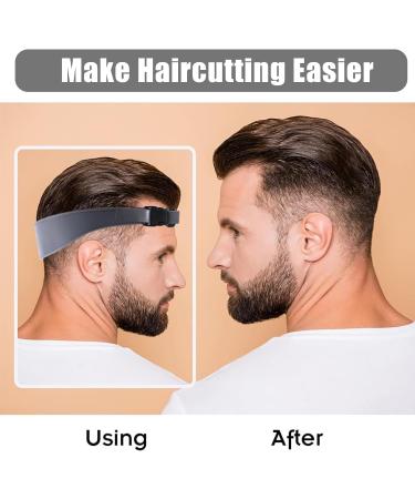 CHAUSA Adjustable Hair Cutting Edge Template - Silicone DIY Haircut Guide for Perfect Neckline & Curved Bands - Home Styling Essentials (Gray) - Buy Online on GoSupps.com