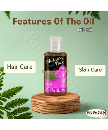 Nature Max Dill Oil Pure & Natural Cold Pressed Concentrated Crude Perfect Fresh For Food Cooking & Body & Hair Non Gmo No Additives Kosher Halal (1 Pack 1.69 oz / 50 ml)  - Buy Online on GoSupps.com