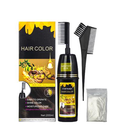 Pemarlis 3-in-1 Hair Colour Shampoo for Grey Hair - Black (Dark Brown)