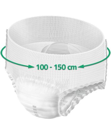 Molicare Premium Mobile Disposable Pants for Incontinence | 8 Drops Size L (100-150 cm Hip) | 14 Pieces | Discreet Protection for Men & Women - Buy Online on GoSupps.com