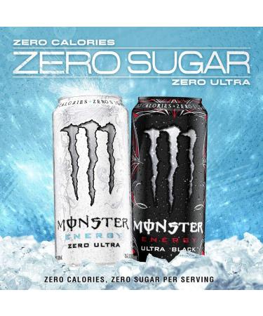 Monster Energy Ultra Black Energy Drink 473 ml Cherry 473 ml (Pack of 1) - Buy Online on GoSupps.com