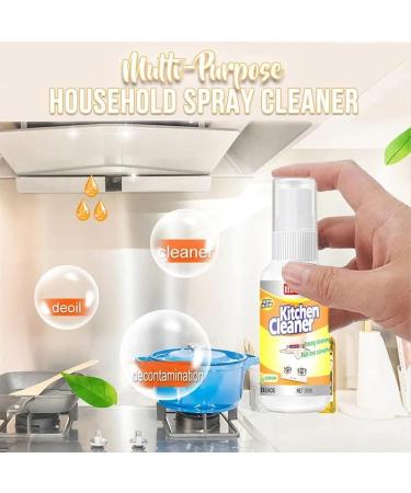 Kitchen Cooktop Cleaner Degreasing Cleaning Spray Heavy Oil Strong Decontamination Removes Kitchen Grease Grime Oil Stain Professional Foam Spray Household Cleaning Tool (100ml) - Buy Online on GoSupps.com