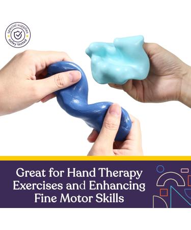 Special Supplies Therapy Putty for Kids & Adults - 6-Color Resistive Hand Exercise Kit for Stress Relief | 3 oz Each - Ocean Colors - Buy Online on GoSupps.com