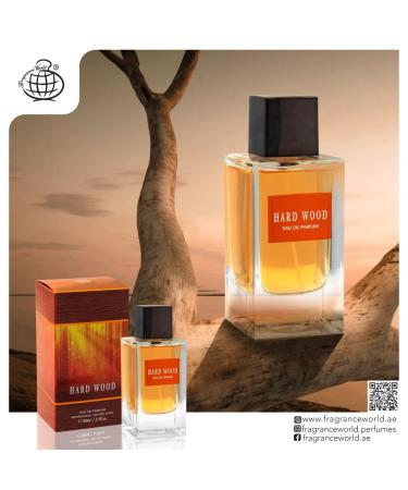 Fragrance World Hard Wood Edp 100ml Unisex perfume | Aromatic Signature Note Perfumes For Men & Women Exclusive I Luxury Niche Perfume Made in UAE - Buy Online on GoSupps.com
