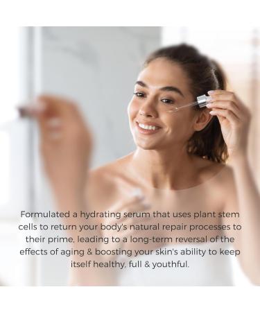 Swiss Apple Stem Cell Serum - Anti Aging & Wrinkle Therapy | Hyaluronic Acid Skin Renewal | Vegan 2oz by Luminositie - Buy Online on GoSupps.com