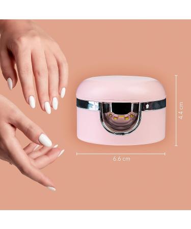 HayHay 3W UV Nail Lamp with 180-Degree Rotation | Portable Manicure Gel Lamp | 30/60s Timer | Mini Gel Polish Included - Buy Online on GoSupps.com