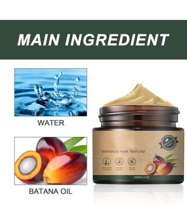 Shantou Yingji 2 pieces Batana hair cream organic Batana hair balm natural batana hair balm nourishing and restorative care for dry and frizzy hair smoothing care balm 2 pieces - Buy Online on GoSupps.com