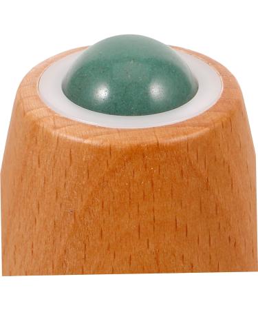 Shop Seword Jade Roller Facial Massage Device - Portable Face & Eye Massage with Wooden Handle for Reduced Swelling | International Shipping Available - Buy Online on GoSupps.com