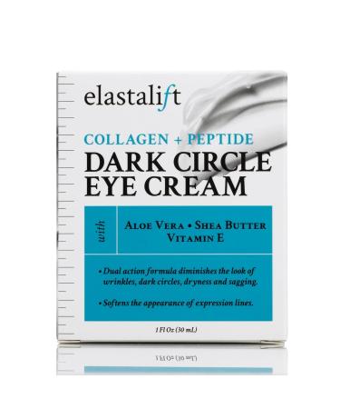 Elastalift Dark Circle Under Eye Treatment Cream | Brightening & Firming Collagen Eye Cream with Peptides & Vitamin E | Reduce Dark Circles & Puffiness | 1 Fl Oz - Buy Online on GoSupps.com