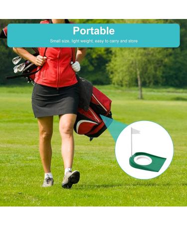 Yosoo Health Gear Plastic Golf Putting Cup Mat - Indoor Outdoor Practice Aid for Putting Accuracy | Regulation Hole Design for Golfers - Buy Online on GoSupps.com