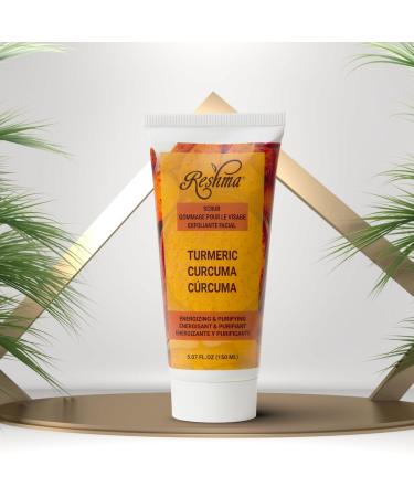 Reshma Beauty Turmeric Scrub Dual Action Cleanser Face & Body Scrub Gentle for All Skin Types and Dull Skin Hydrating and Exfoliating Enhances Natural Glow Cruelty-Free 5.07 oz Pack of 1 - Buy Online on GoSupps.com