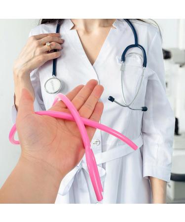 Stethoscope Tubing Replacement Kit - 3pcs Single Bore Tube Accessory in Pink - International Shipping Available - Buy Online on GoSupps.com