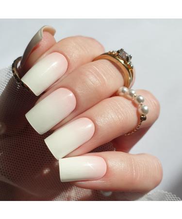 Zaubern gel4Home- UV wraps UV nail foils gel nail wraps semi cured gel nails (baby boomer pink)