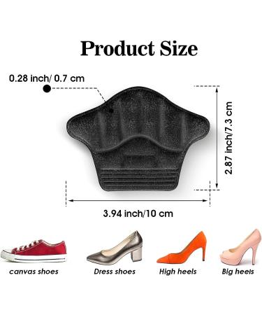 WLLHYF 8 Pcs Shoe Heel Cushion Inserts - Self-Adhesive Pads for Men and Women - Prevent Too Big Shoes with Grips Liner - Mesh Back of Heel Inserts - Buy Online on GoSupps.com