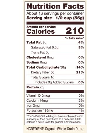 Bob's Red Mill Gluten Free Organic Thick Rolled Oats 32oz (Pack of 4) - Resealable Whole Grain Oats - Buy Online on GoSupps.com