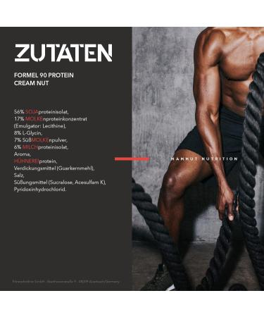 Buy 3kg Mammut Formula 90 Protein Shake - Nut Flavor + Free Protein Shaker | Best International Shipping - Buy Online on GoSupps.com