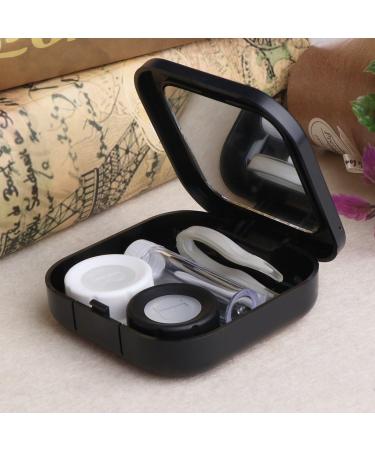 Shop Saddgo Contact Lens Case Eye Care Kit - Portable Black Container for Travel | Perfect Gift for Lens Users - Buy Online on GoSupps.com