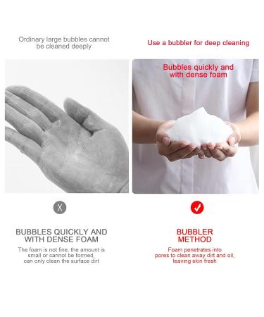 Simayixx Portable Facial Cleanser Foam Maker - Easy-to-Use Body Wash Bubble Maker for Face Clean Tool (Blue) - Buy Online on GoSupps.com