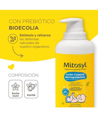  Mitosyl Mitosyl Dermoprotective Body Lotion Deep Hydration Sensitive and Atopic Skin Vegan Formula with Shea Butter 400 ml - Buy Online on GoSupps.com