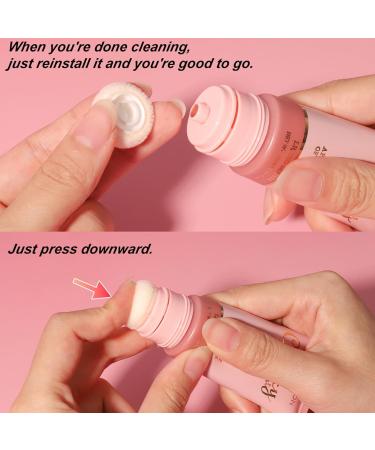 Blush with Applicator | Long-Lasting Face Blusher Non-Greasy Portable Blush Stick with Cushion Applicator for Home Gathering Dating Working Traveling Muflydo 01 - Buy Online on GoSupps.com