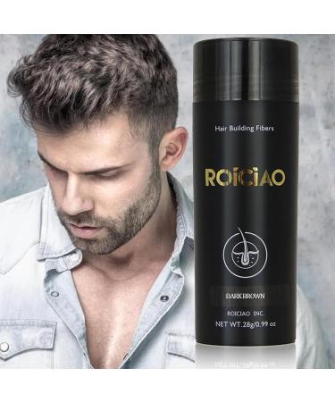 Professional Dark Brown Hair Fibres for Thinning Hair | Hair Thickening Powder & Concealer for Men & Women | Natural Look Hair Fiber Solution - Buy Online on GoSupps.com