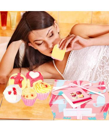 Luxurious Cake Swimming Salt Milk Bath Ball Set - 6-Scent Relaxing Bath Bombs Gift for Women | Nourishing Foam Bath for Dry Skin - Multicolor - Buy Online on GoSupps.com