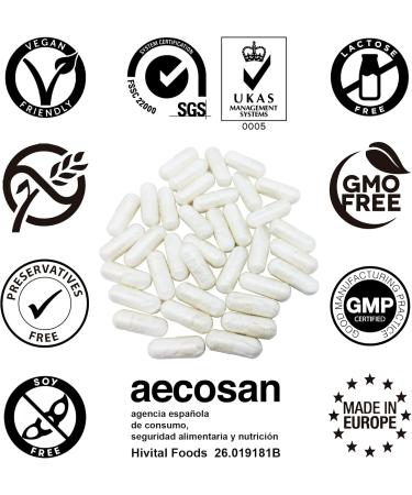 L-Taurine 1000 mg. 240 vegan capsules for 4 months. Taurine is an amino acid that improves memory and concentration fights stress and anxiety and increases strength and endurance. - Buy Online on GoSupps.com