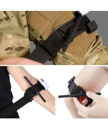 2PC Tactical Tourniquet for Emergency First Aid | One-Handed Bleeding Control & Life-Saving Outdoor Gear - Buy Online on GoSupps.com