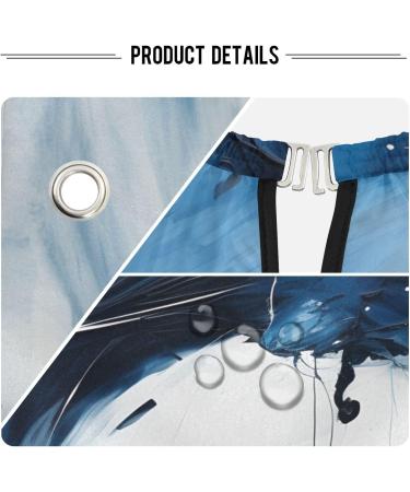 Waterproof Barber Cape - Art Blue Marble & Cheetah Haircut Bib for Men & Women - Unisex Hair Cutting Cape - Buy Online on GoSupps.com