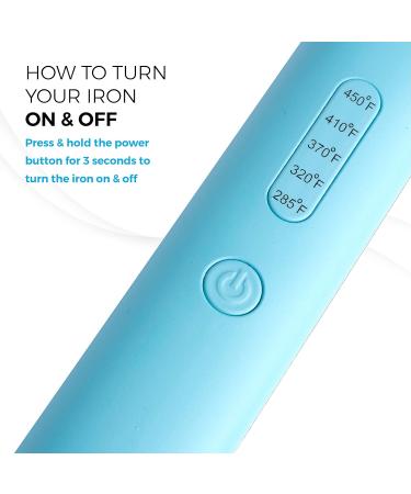 Travel-Ready Dual Voltage Hair Straightener Kit | 2-in-1 Curling Flat Iron with Curved Edges | Anti-Frizz Ionic Styling | SKYPRO 1 Inch Flat Iron for Effortless Hair Styling - Buy Online on GoSupps.com