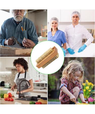 Buy PIZSIET 5-Piece Wood Nail Brush Set | Double-Sided Hand Brushes for Manicure & Pedicure - International Shipping Available - Buy Online on GoSupps.com