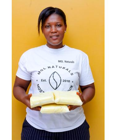 MGL Naturals Raw African Shea Butter Ivory 5 lb 100% Pure and Unrefined. Nourish and moisturize skin and hair. Use alone or DIY recipes. From Ghana West Africa. (5 lb) - Buy Online on GoSupps.com