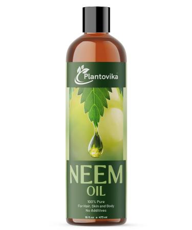 Pure Neem Oil (16 Oz) - 100% Cold Pressed All Natural Concentrate Unrefined Multipurpose Seed Extract 16 Fl Oz (Pack of 1)