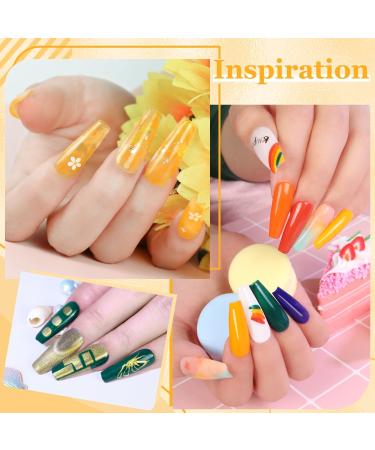 Lavender Violets 25 Pcs Gel Nail Polish Spreading Blossom Effect Blooming Gel Base Coat Glossy n Matte Top Coat Manicure Free Cat Eye Magnet Dotting Drawing Brush UV Nails Valentines Gifts for Women Secret Manor - Buy Online on GoSupps.com